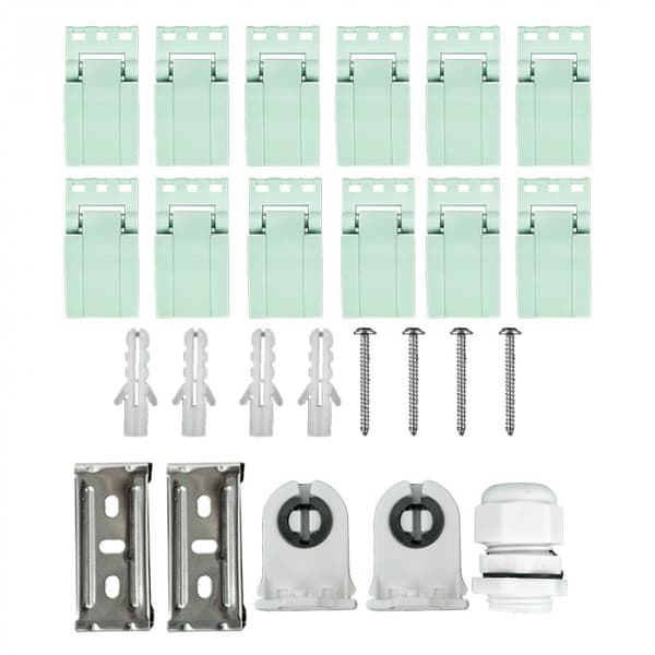 Hermetisk lampe til LED-rør 2x150cm FULL PLATE Ecolight EC20413