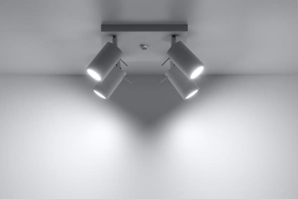 Taklampa RING 4 Vit Sollux Lighting SL.0090