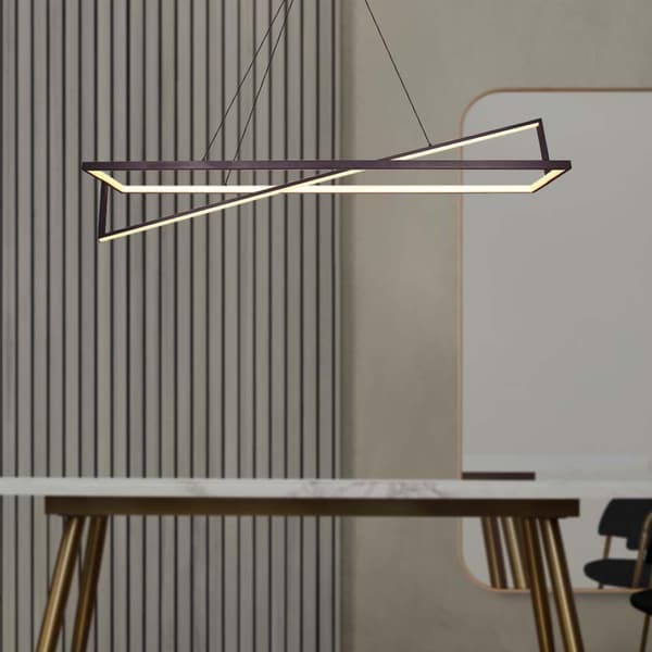 LED pendellampe sort rektangulær V-TAC 6129-6906