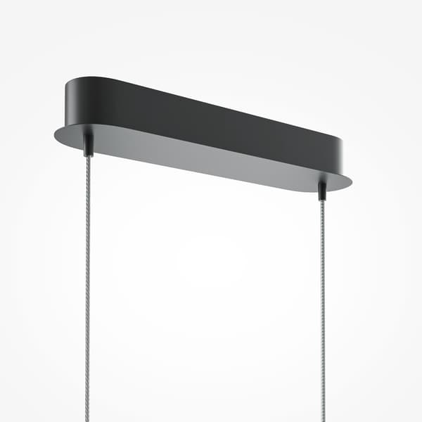 Moderne sort-hvid LED-buelampe 15W CURVE Maytoni