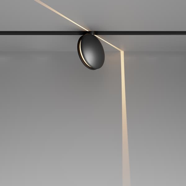 Magnetisk skinnespot sort LED-lysdisk 6W 3000K OUTLINE Maytoni Technical
