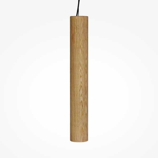Skandinaavinen riippuvalaisin musta puinen putki LED 5W BASIC TEXTURE Maytoni