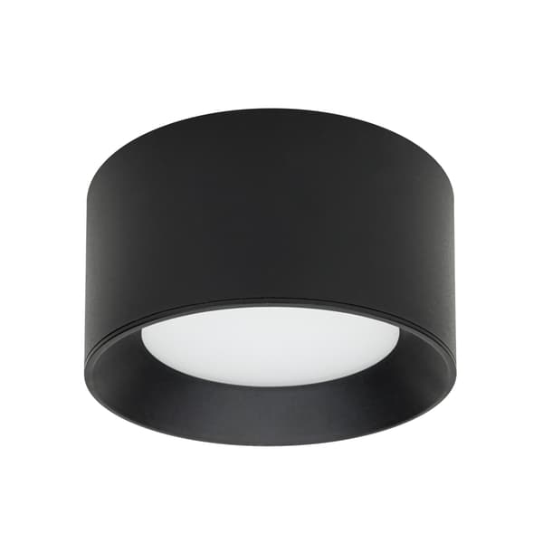 Moderne sort rund LED 13W Sirius Italux loftspot