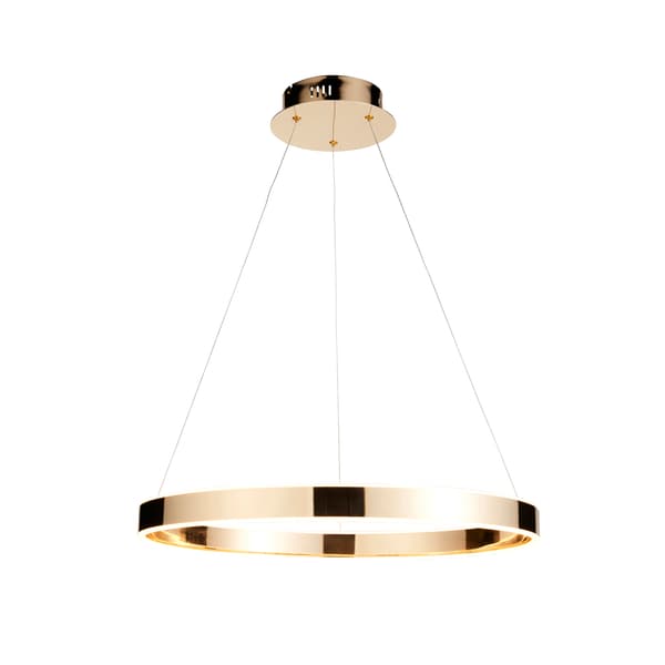 Moderne pendellampe Ø60cm guldring LED 42W GEN Endon