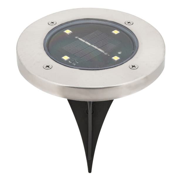 LED solcelle jordspyd 0.24W Dannet krom satin 7975 Rabalux