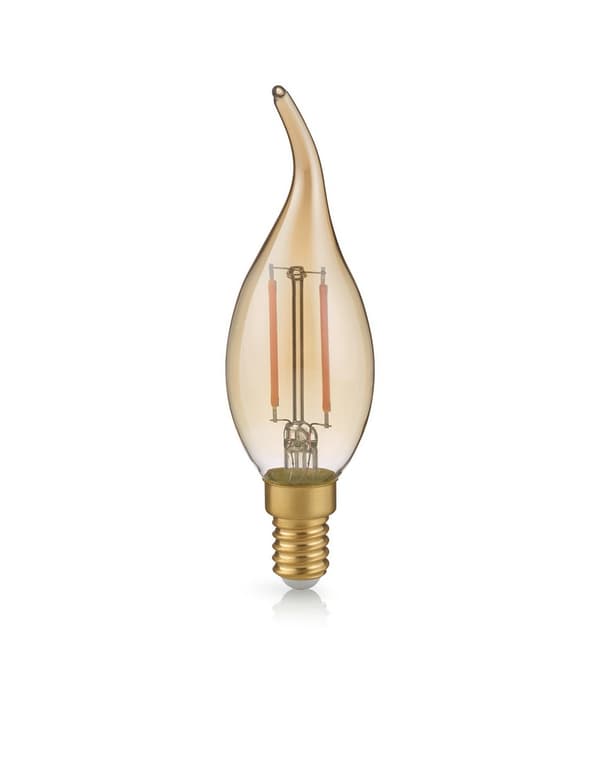 LED-lampa guldflamma E14 4W varm 400lm Trio