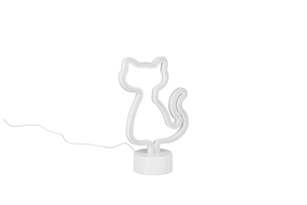 Bordlampe moderne hvid kat LED 1.5W CAT RL