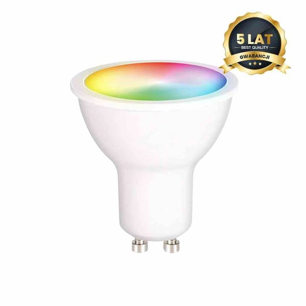 RGBW LED-pære 5W GU10 variabel lysfarve Eko-light EKSM6673