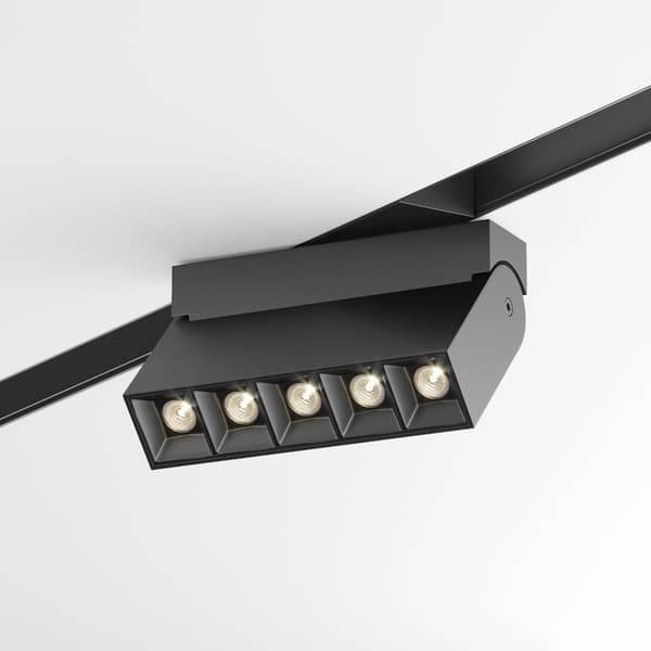 2-faset sort lineær spot justerbar LED 10W 3000K POINTS ROT Maytoni Technical