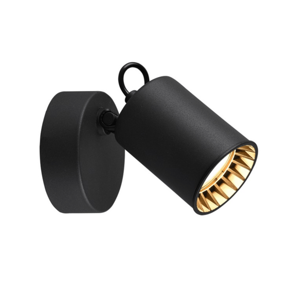PAGO sort vægspot Trio 803500132