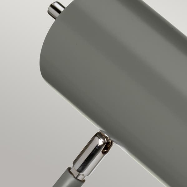 Bordslampa grå mörk spotlight Quinto E27 8W Elstead