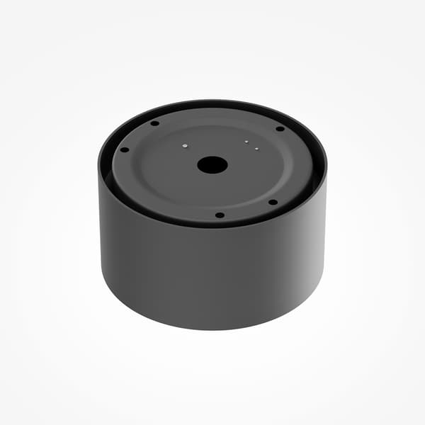 Loftspot sort rund Ø12cm LED 12W Vega Maytoni