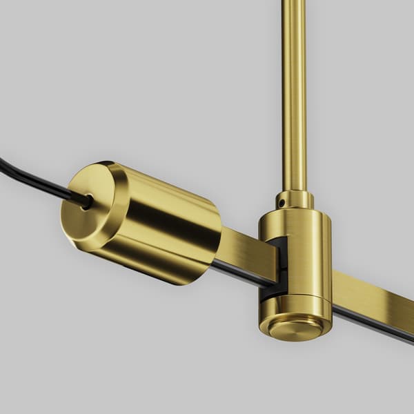 Loftmontering med sideindgang i messing FLARITY Maytoni Technical