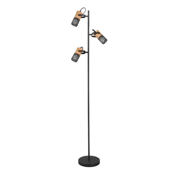 TOSH gulvlampe sort Trio 404300332