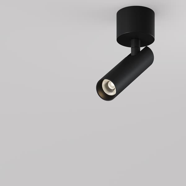 Bevægelig loftspot sort LED 6W Focus T Maytoni
