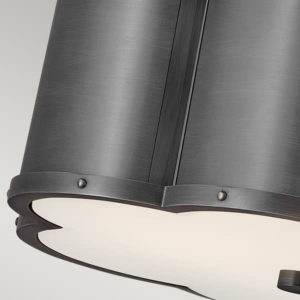 Sort loftlampe Chance 2xE27 60W Quintiesse