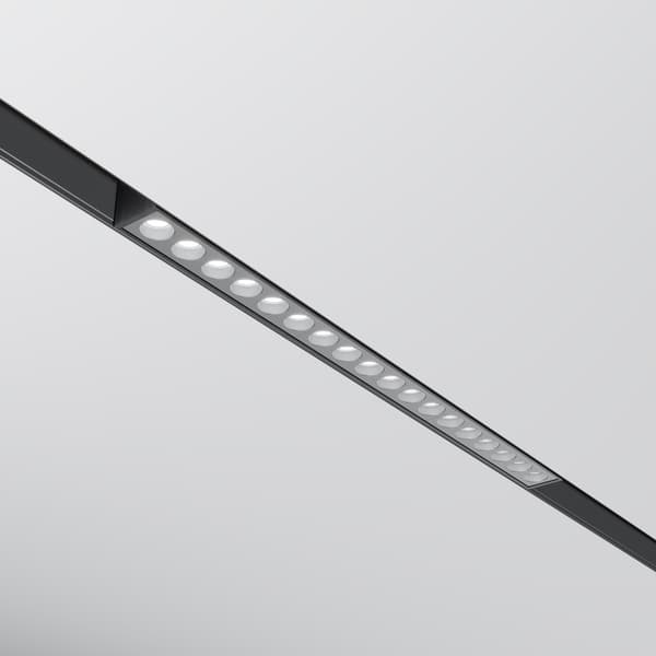 1-faset skinnespot sort lineær LED 18W POINTS Maytoni Technical