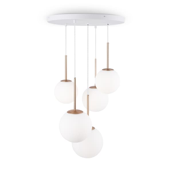 Pendellampa vita kulor Basic form Maytoni MOD321PL-05G