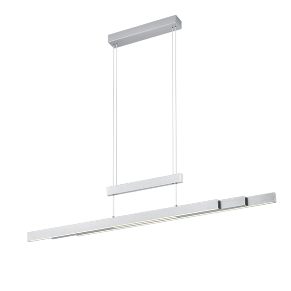 LED lysekrone TRAJAN sølv Trio 375310507