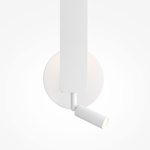 Seinävalaisin moderni valkoinen LED-kohdevalaisin 10W COMBO Maytoni