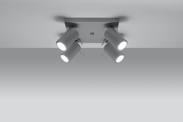 Loftlampe RING 4 Grå Sollux Lighting SL.0452
