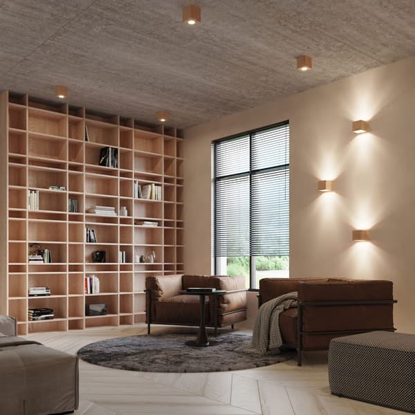 Spot QUAD Luonnonpuu Sollux Lighting SL.0493
