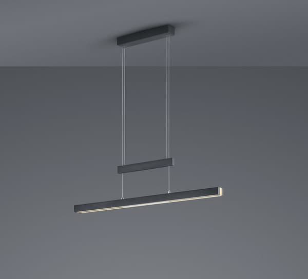 LED pendellampe TRAJAN sort Trio 375310502
