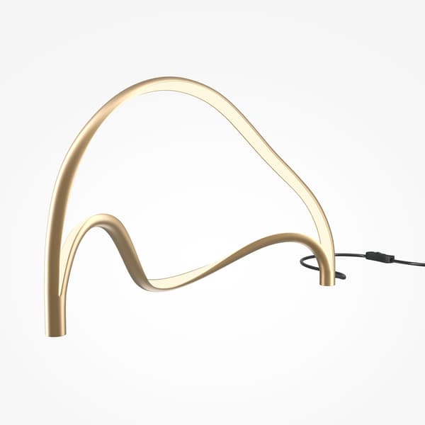 Designer bordlampe guld Plons LED 12W Maytoni