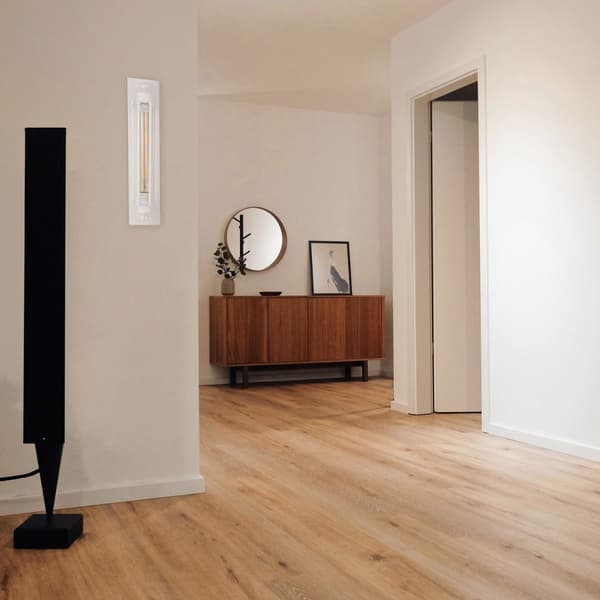 Væglampe Retro Loft Abigali E27 hvid