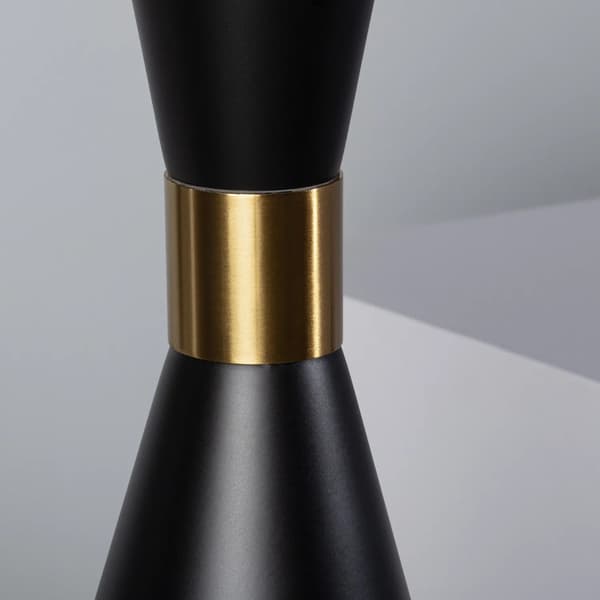 Pendellampe guld-sort Abruzzo Salvatore Variant E27