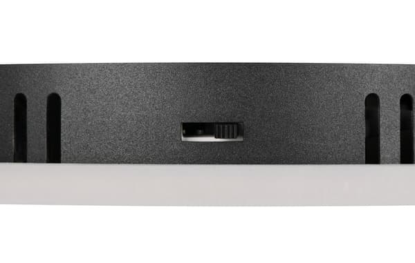Moderne sort loftlampe med åben ring LED 21W CALLE RL