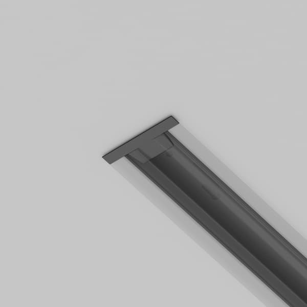 Ändlock för spårsystem stort svart UNITY Maytoni Technical
