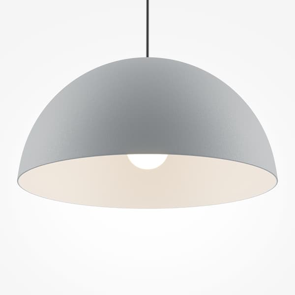 Pendellampe kuppel grå Basic colors 1xE27 40W Maytoni