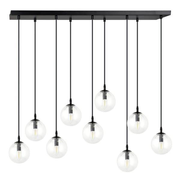 Lysekrone Emibig 9xE14 40W COSMO 9 BL/TRANSPARENT 711/9