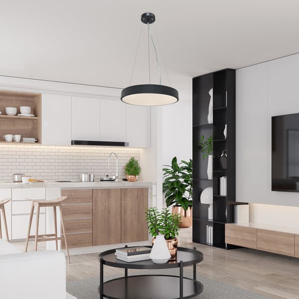Moderne LED pendellampe 36W sort farve 71039 Tesia Rabalux