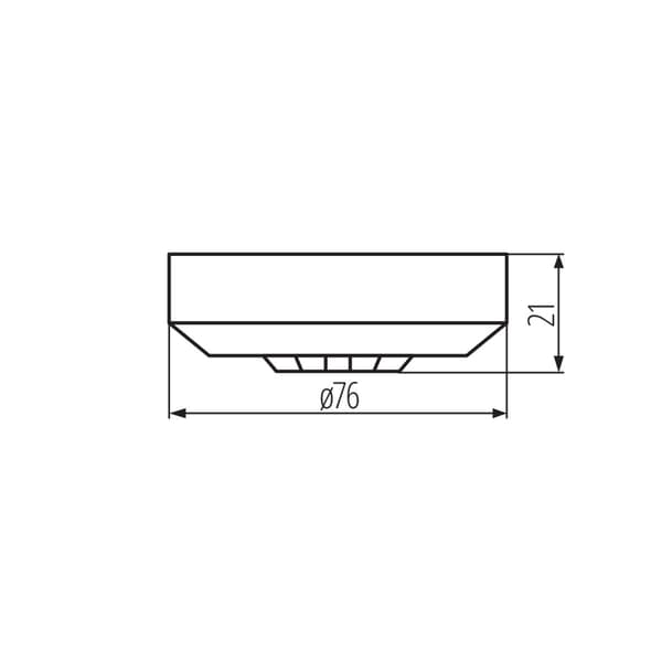 Rörelsesensor vit PIR ZONA MINI Kanlux 37364