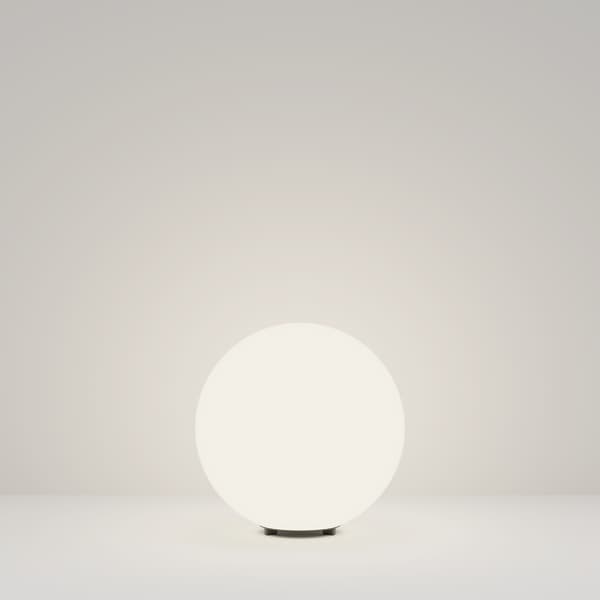 Udendørs kuglelampe 30 cm hvid E27 30W Erda Maytoni