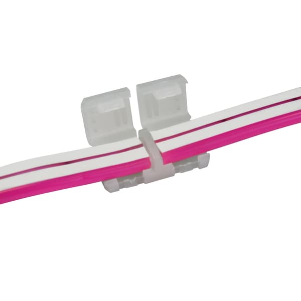 Fast forbindelse til LED NEON strips 12mm 2 pin 12-24V DC 3A 319708 Polux