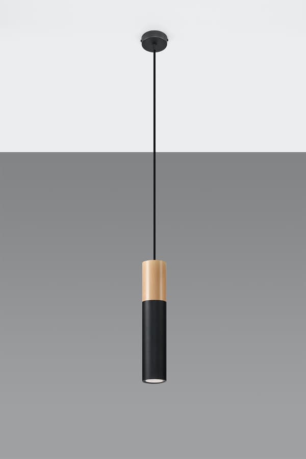 PABLO sort pendel Sollux Lighting SL.0632