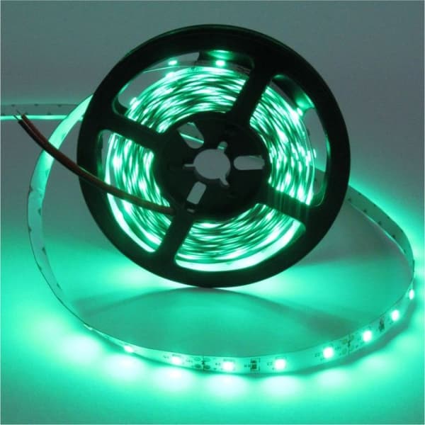 LED-strip 300 4.8W/m grøn 12V IP20 5m dæmpbar Ecolight