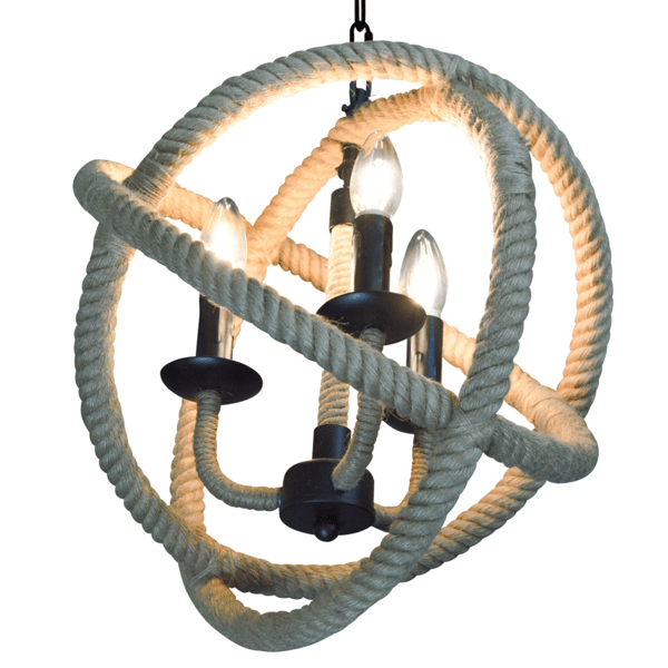 Pendellampe E14x3 ROPE GLOBO 307903 Polux