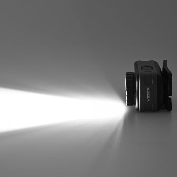 LED-pandelygte genopladelig til 173 timer 500lm rækkevidde 60m IP65 Videx