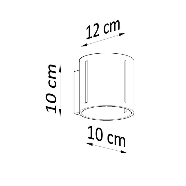 Væglampe RAMONA Sort Pure Lume PU.0353