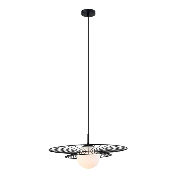 Italux Alison pendel, moderne sort MDM-4001/1 BK