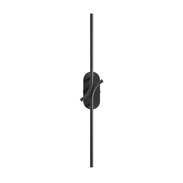 Væglampe sort minimalistisk aflang Renaissance LED 6W Maytoni