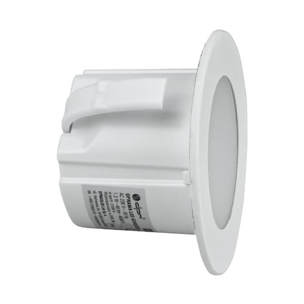 LED-porrasvalo 1.2W pyöreä valkoinen DPM