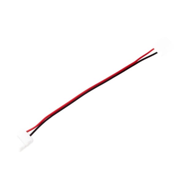 LED-stripstik MONO 10mm dobbeltsidet med kabel Ecolight