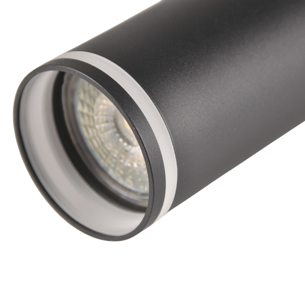 Skinnespot Sort GU10 PARIS 321619 Polux