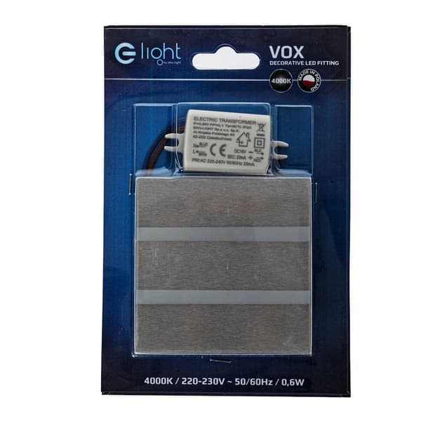 Trappbelysning 1x0.6W LED VOX EKS6165 Eko-Light