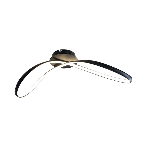 Moderne loftslampe til stuen sort neutral farve LED 21W INFINITY Milagro